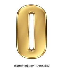 3d Golden Number Collection - 0