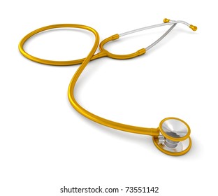 gold stethoscope