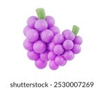 3D grape fruits, 3D rendering