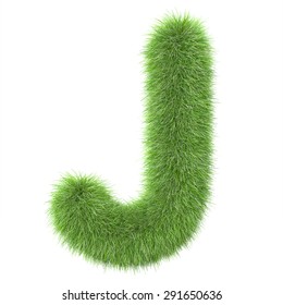 3d Grass Creative Decorative Letter J Stock Illustration 291650636 ...