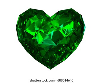 3d Green Heart