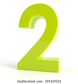 3d Green Number 2 Stock Illustration 291419231 | Shutterstock