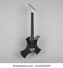 3d Guitar Made With Blender