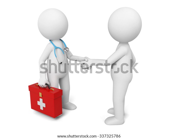 3d Guy Doctor Stock Illustration 337325786