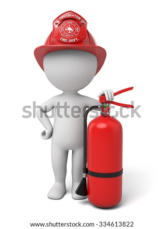 The 3d guy is a firefighter