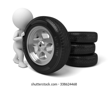 The 3D guy and a tire