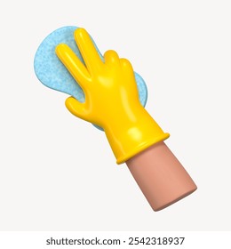 3D hand using cleaning sponge, element illustration. 3D illustration of hand holding cleaning sponge. Illustration for cleaning service, home care cleaning sponge, house keeping concept. - Powered by Shutterstock