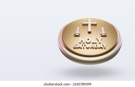 3d Holy Saturday Easter Icon Rendering Top View