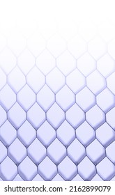 3D Honeycomb Mosaic Background. Geometric Mesh Cell Structure. Abstract Background With Hexagon Grid. Very Peri