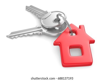  3D. House, Key, House Key.