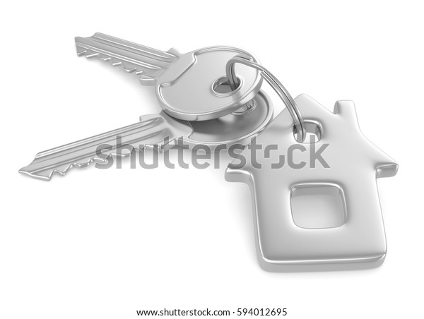 3d家 鍵 家の鍵 のイラスト素材