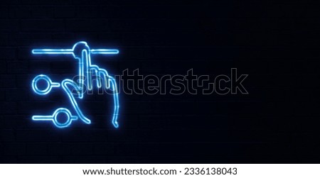 3D Hyper-personalizing the customer experience icon neon sign