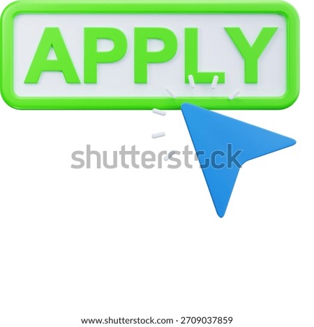 3D Icon Apply Button Click