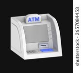 3d icon of a ATM machine