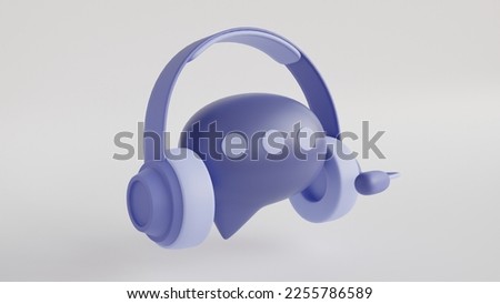 3d icon. Chat dialogue bubble text. Social network communication concept. Chat message icon. Faq symbol concept. Chat bot service concept. Dialog, chat speech bubble. Modern minimal design. 