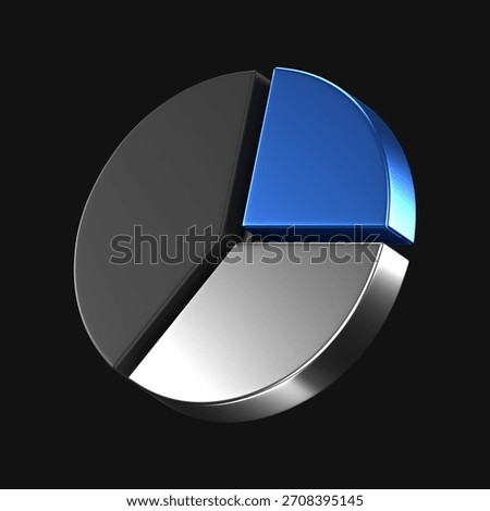 3D ICON OF CIRCLE CHART