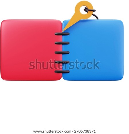 3D Icon Crafting Notepad Binder