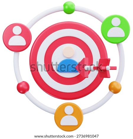 3D Icon Multi Segment Target
