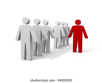 3d Icon People Team Leadership This Stock Illustration 94505593 ...