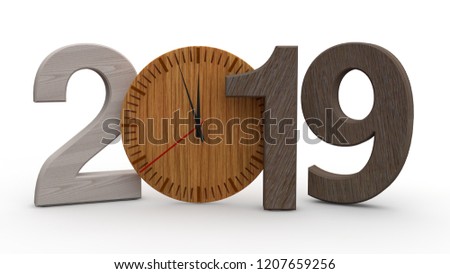 Similar – Creative Year 2019, Saw, 2019 made of wood, pencil, chisel, chisel, pencil