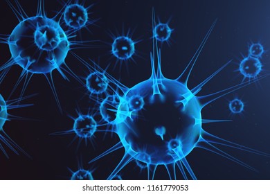 3d influenza microbes