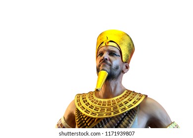 3D Illustration Of A Ancient Egyptian Pharaoh 