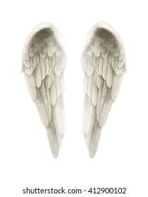 Angel Wings Bitmap Copy Stock Illustration 172011929 | Shutterstock