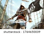 3D Illustration Assassins Creed Warriors_Men warrior