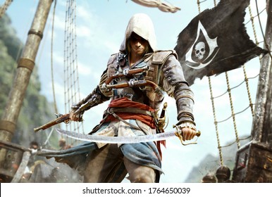 3D Illustration Assassins Creed Warriors_Men warrior
