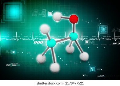 3d Illustration Of Atomic Connections