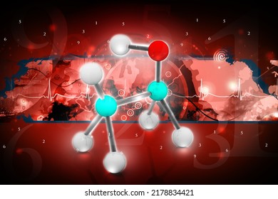 3d Illustration Of Atomic Connections