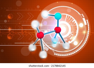 3d Illustration Of Atomic Connections