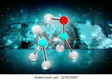 3d Illustration Of Atomic Connections