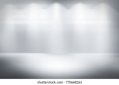 3D illustration background / Abstract gray empty room studio gradient used for background and display your product