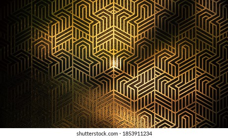 3D illustration Background for advertising and wallpaper in art deco and fashion party scene. 3D rendering in decorative concept. - Powered by Shutterstock