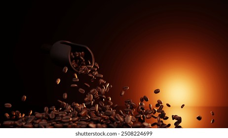 3D illustration Background for advertising and wallpaper in nature and food and drink scene. 3D rendering in decorative concept. - Powered by Shutterstock