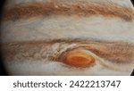 3D Illustration Of Beautiful Planet Jupiter Great Red Spot