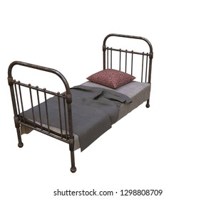 3d Illustration..Old Bed