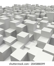 3d Illustration Box Grey Render Stock Illustration 2045888399 ...