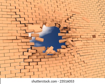 111 Breaking down barriers Images, Stock Photos & Vectors | Shutterstock