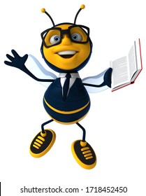 3D Illustration of a business bee