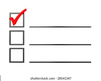 Check List Paper Space Fill Infomation Stock Photo (Edit Now) 700970425