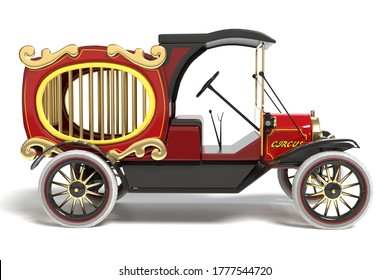 3d Illustration Of A Circus Wagon