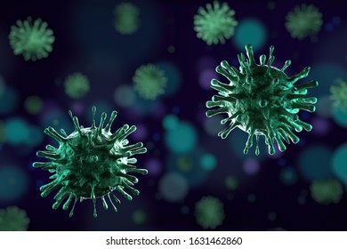 Virus Germs Microbe Bacterium Pathogen Organism Stock Illustration ...