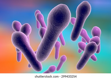 Close Microscopic Clostridium Tetani Bacteria Cause Stock Illustration ...