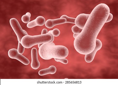 3D Illustration Of Clostridium Bacteria Which Causes Tetanus, Botulism, Gas Gangrene And Wound Infection