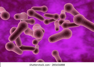 3D Illustration Of Clostridium Bacteria Which Causes Tetanus, Botulism, Gas Gangrene And Wound Infection