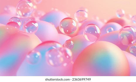 Ilustración 3D una composición
