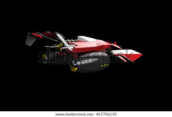 3d illustration concept\
aircraft