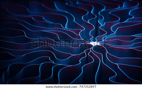 3dイラスト 人工ニューロンのコンセプト 軸索の樹状突起で神経細胞の細長い突起 のイラスト素材